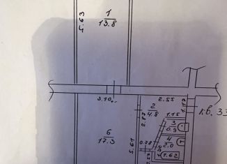 Двухкомнатная квартира в аренду, 44.6 м2, поселок городского типа Стройкерамика, улица Дружбы