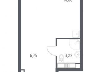 Продажа квартиры студии, 24.6 м2, Москва, метро Марьина Роща, Октябрьская улица, 98