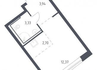 Продаю квартиру студию, 22.3 м2, село Лайково