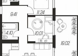 Продаю 2-комнатную квартиру, 64.6 м2, Тула, Зареченский территориальный округ