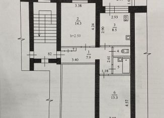 2-комнатная квартира на продажу, 48.6 м2, Благовещенск, улица Калинина, 110