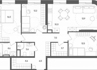 Продам 3-ком. квартиру, 94.6 м2, Москва, улица Матросская Тишина, 1Ас71, метро Электрозаводская