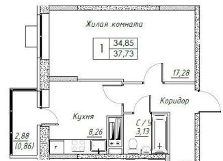 Продаю 1-комнатную квартиру, 35.7 м2, Дмитров