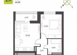 Продаю 1-комнатную квартиру, 39.7 м2, Екатеринбург, метро Чкаловская