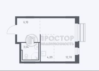 Продам квартиру студию, 25.9 м2, село Лайково