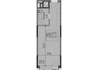 Продаю 1-ком. квартиру, 24 м2, Одинцово, улица Чистяковой, 8с2