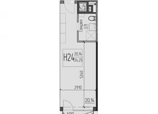 Продаю 1-комнатную квартиру, 24 м2, Одинцово, улица Чистяковой, 8с2