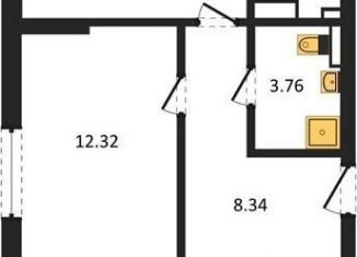 2-ком. квартира на продажу, 57.1 м2, Калининград, Ленинградский район, улица Старшины Дадаева, 55