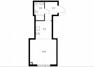 Продаю квартиру студию, 28.4 м2, Москва, Алтуфьевский район