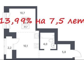 Продам квартиру студию, 31.7 м2, Новосибирск, Заельцовский район, Красный проспект, 236