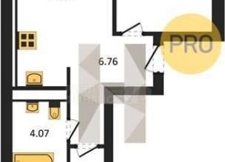 1-ком. квартира на продажу, 43.5 м2, Калининград, улица Героя России Катериничева, 9к2