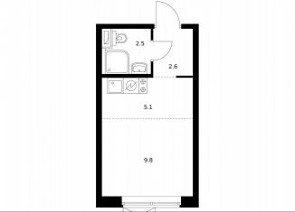 Продается квартира студия, 19.8 м2, Москва, Дорожная улица, 46к1, ЮАО