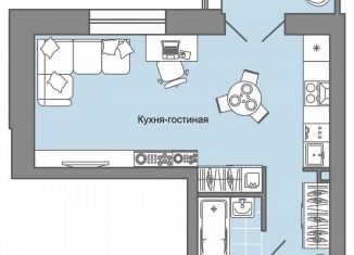 Продам квартиру студию, 34 м2, Удмуртия, улица Строителя Николая Шишкина, 11к1