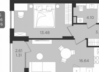 Продается 1-комнатная квартира, 39.5 м2, Калининград, улица Старшины Дадаева, 55