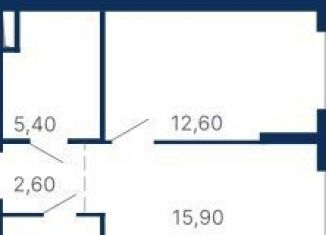 Продам 1-комнатную квартиру, 39.6 м2, Екатеринбург, Московская улица, 249/2, метро Геологическая