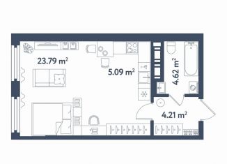 Продаю квартиру студию, 37.7 м2, Санкт-Петербург, метро Фрунзенская