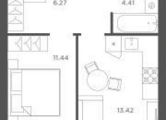 Продается 1-ком. квартира, 36 м2, Калининградская область, Осенняя улица, 2к3