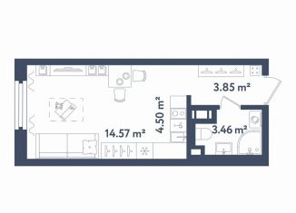 Продам квартиру студию, 26.4 м2, Санкт-Петербург, метро Фрунзенская