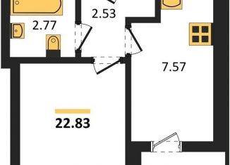 Продажа однокомнатной квартиры, 22.8 м2, Пионерский, улица Гептнера, 19