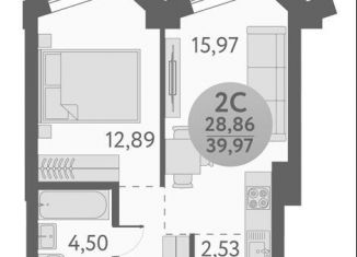 Продаю 2-ком. квартиру, 40 м2, Новосибирск, метро Площадь Гарина-Михайловского