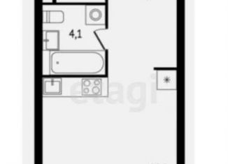 Продается квартира студия, 27.3 м2, посёлок Знаменский, Берёзовая улица, 1