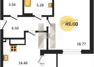 Продажа 1-ком. квартиры, 42 м2, Калининград, улица Старшины Дадаева, 55