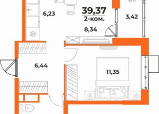 Продаю 2-комнатную квартиру, 39.4 м2, Хабаровский край