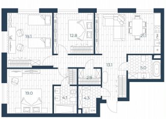 Продам 3-комнатную квартиру, 104.8 м2, Москва, метро Щукинская, Щукинская улица, 3