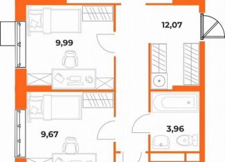 Продаю 3-комнатную квартиру, 73.7 м2, Хабаровский край