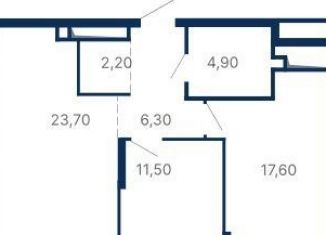 Продаю 2-ком. квартиру, 66.2 м2, Екатеринбург, метро Геологическая, Московская улица, 249/2