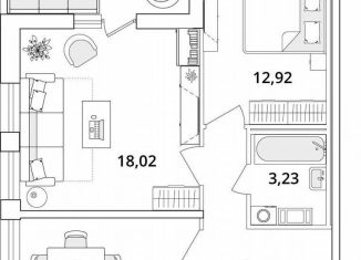 Продается 2-комнатная квартира, 62.5 м2, Санкт-Петербург, Кубинская улица, 82к3с1, метро Звёздная